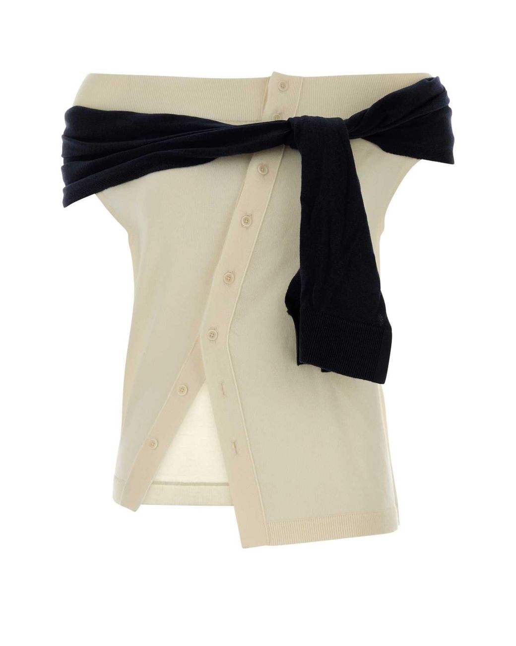 J.W. Anderson Black Elevated Everyday Top
