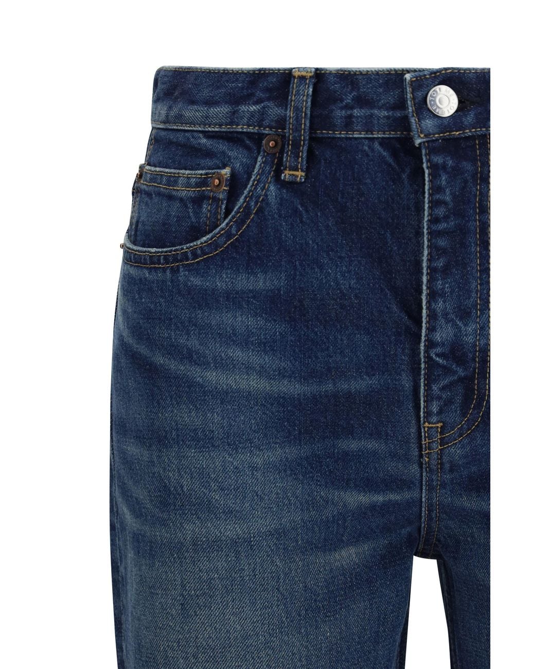 Totême Blue Straight-Leg Denim Jeans
