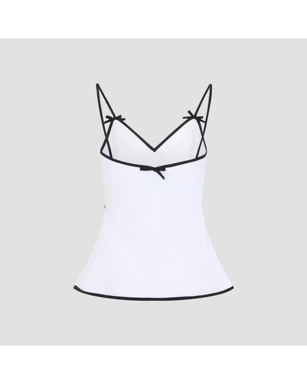 Moschino Couture White Bow Top