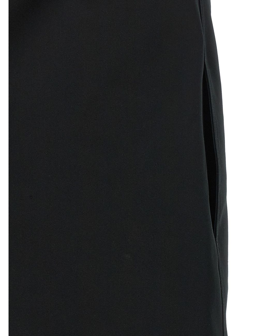 Rick Owens Black 'Cropped Sheath' Dress
