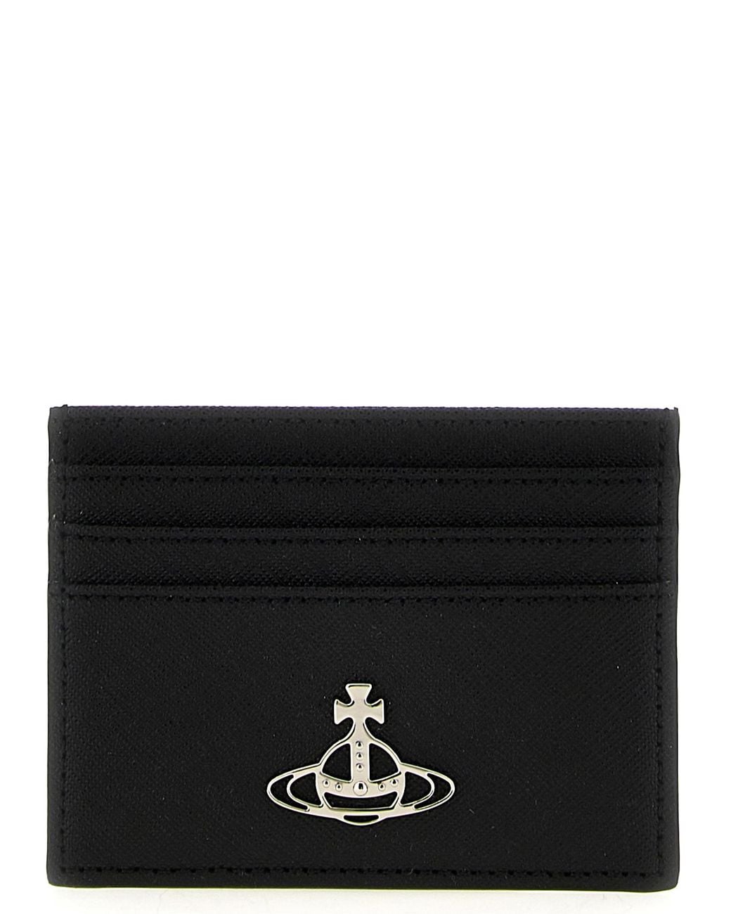 Vivienne Westwood Black Logo Card Holder