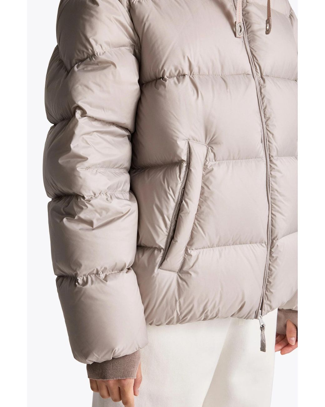 Parajumpers Gray Tilly Hooded Down Jacket