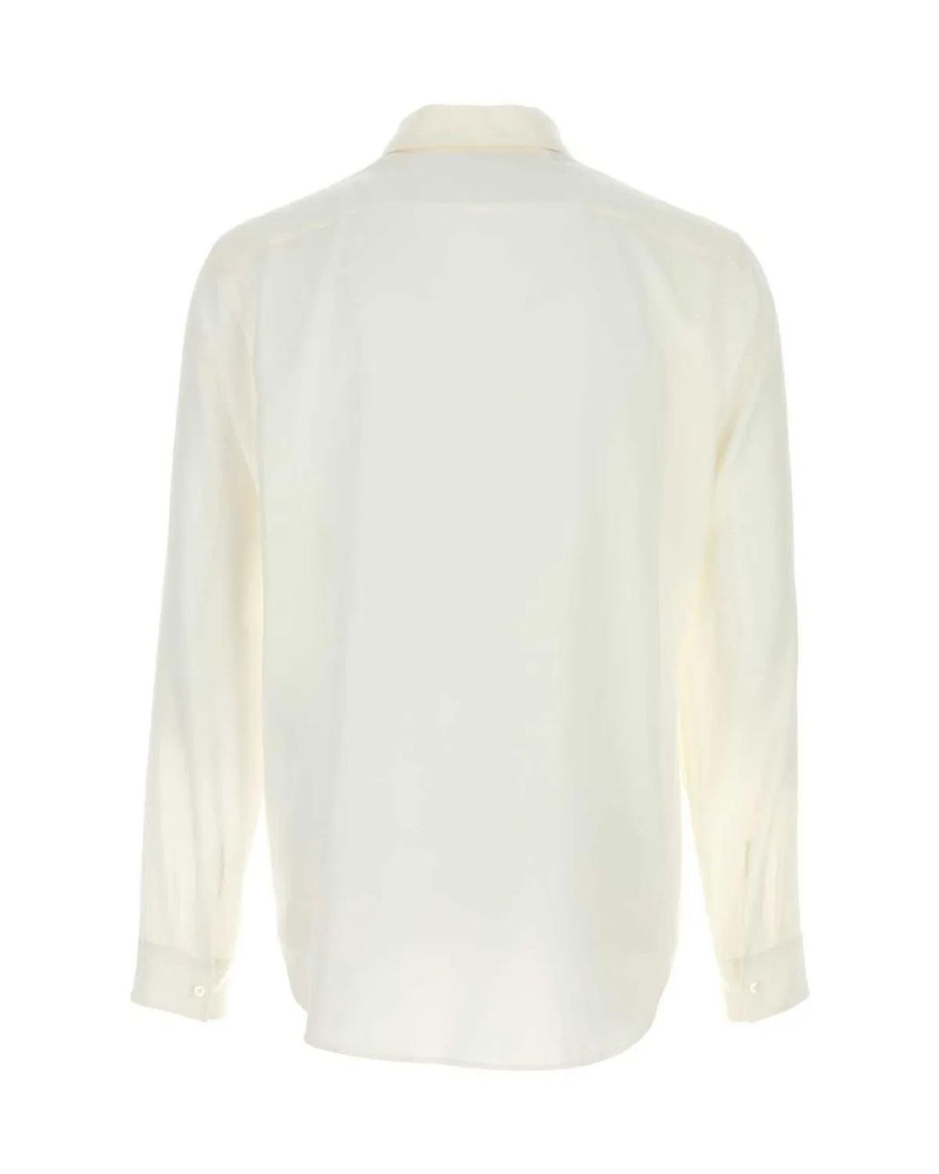 Gucci White Crepe Shirt for men