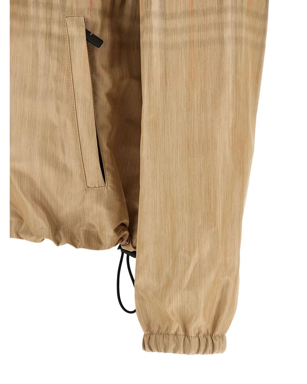 Burberry Natural Check Hood Jacket for men