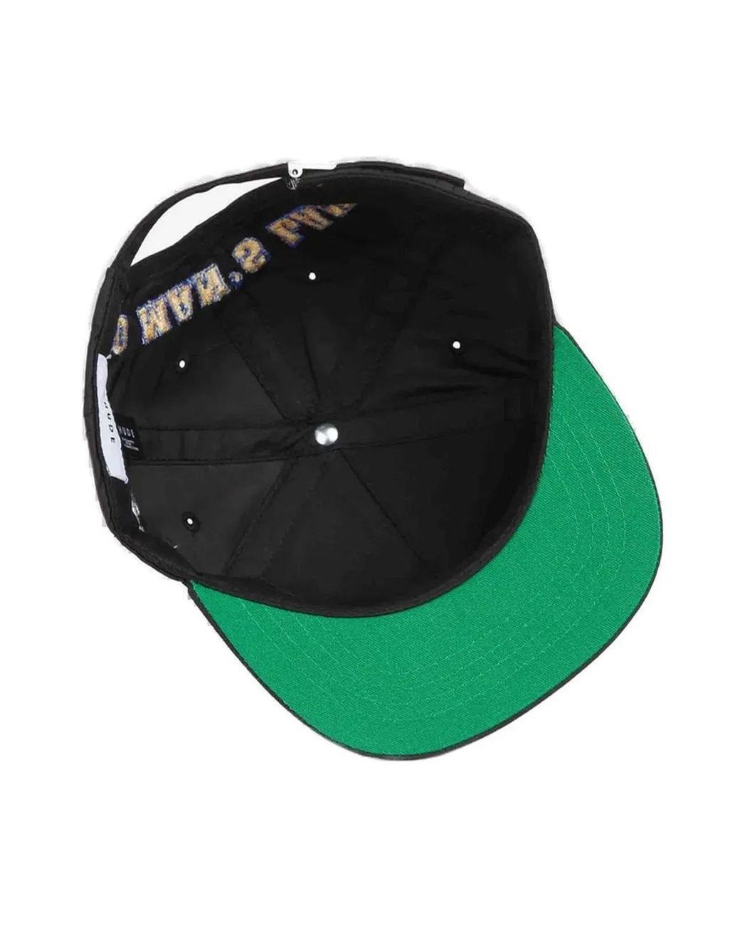 Rhude Black Chrono Detail Hat for men