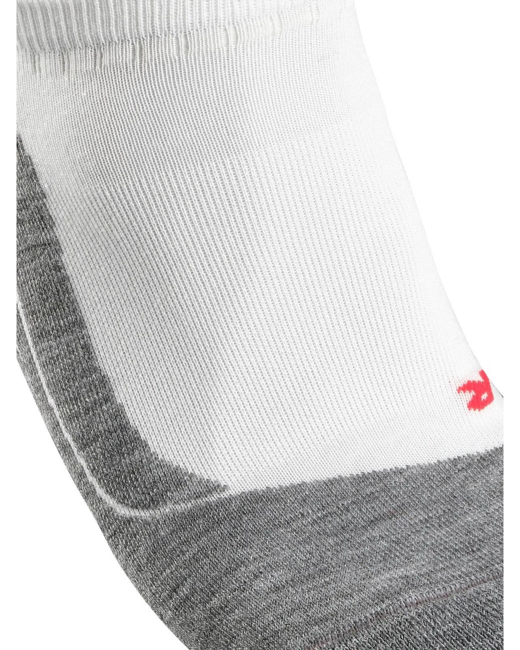 Falke White Ru4 Endurance Invisible Socks for men