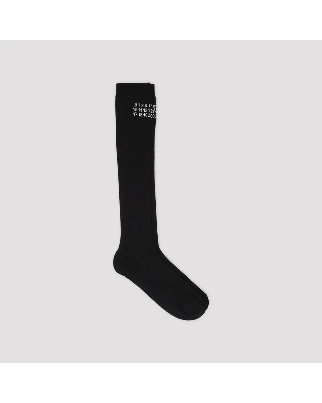 MM6 by Maison Margiela Black Socks