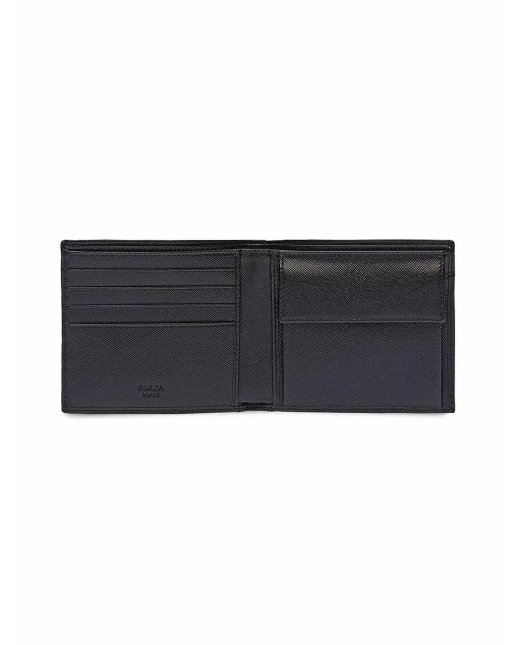 Prada Black Leather Wallet for men