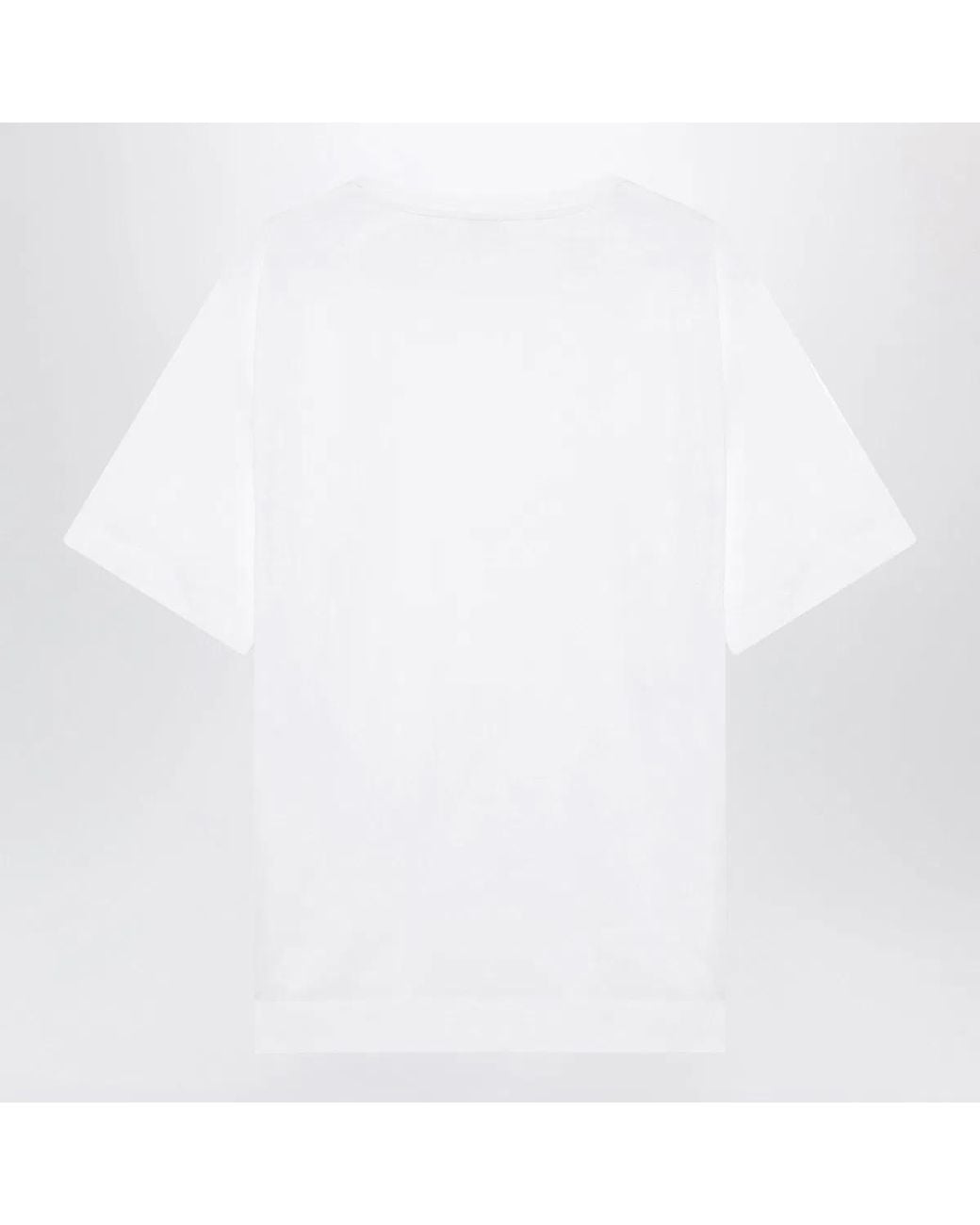Dries Van Noten White Cotton T-Shirt for men