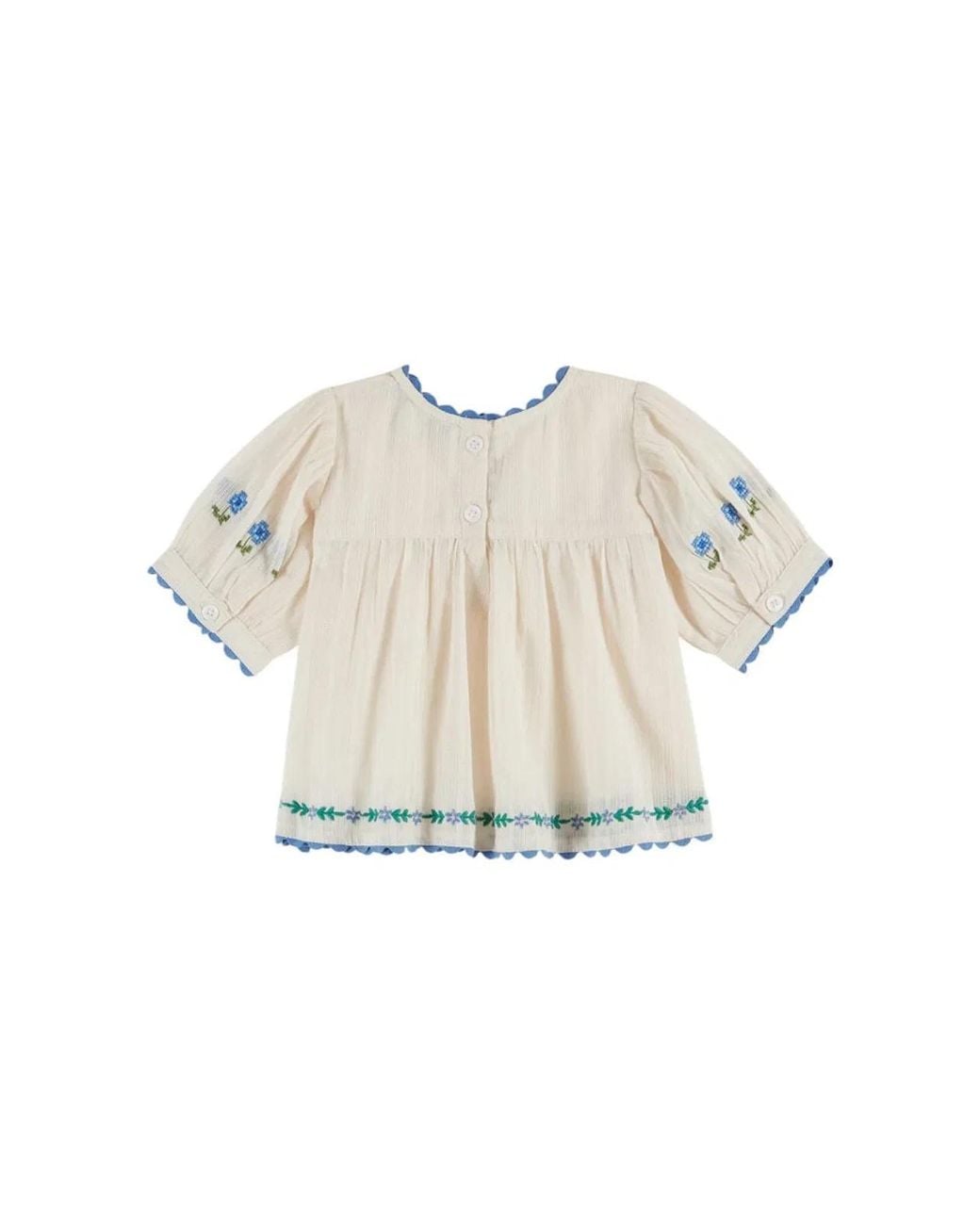 Emile Et Ida White Emile & Ida Vestito Blouse Brodee