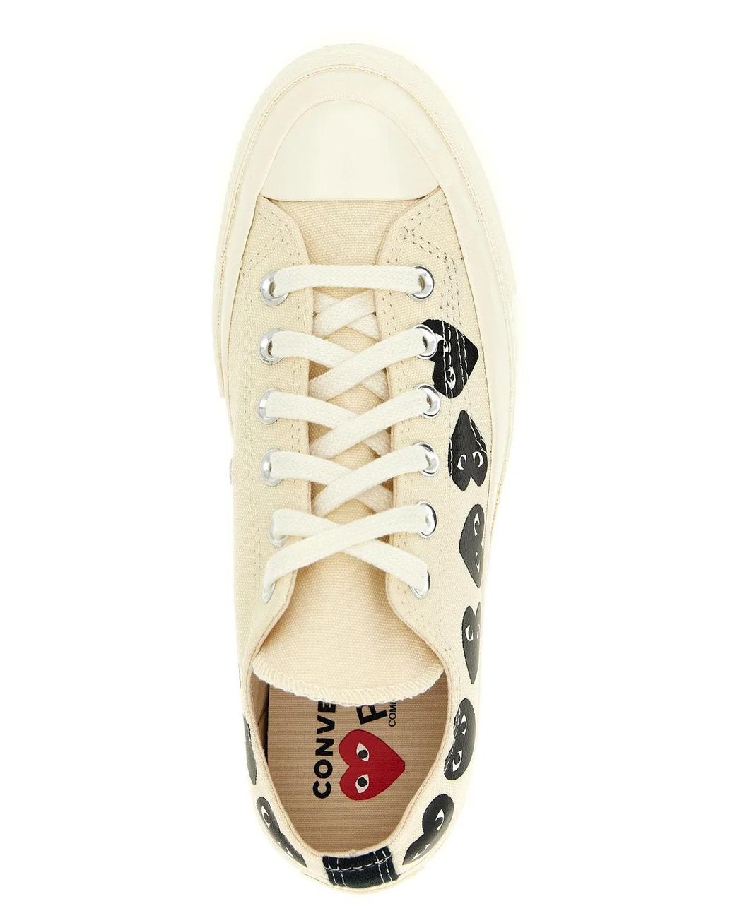 COMME DES GARÇONS PLAY White X Converse Sneakers