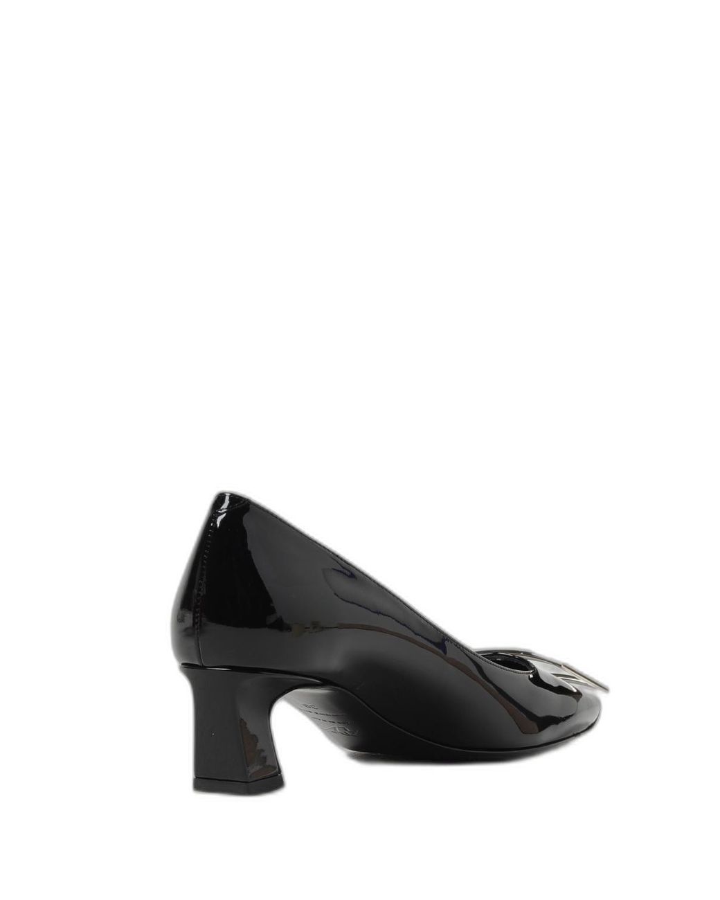 Roger Vivier Black Belle Vivier Trompette Pumps