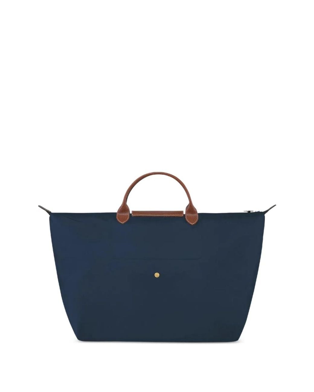 Longchamp Blue Marine Travel Bag Le Pliage Original L