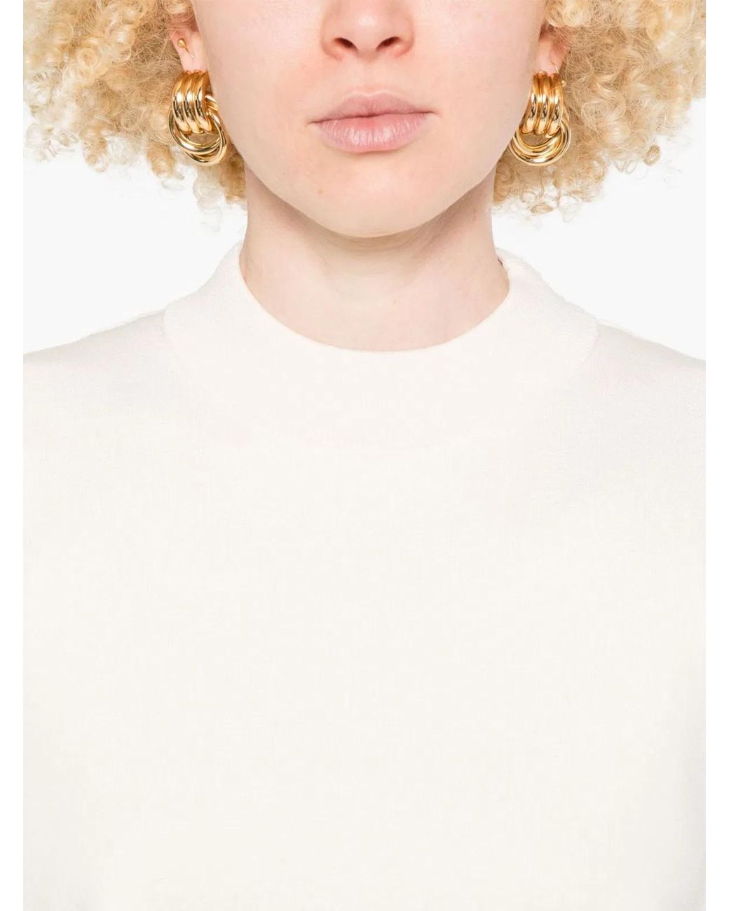 Max Mara White Clothing T-Shirts And Polos