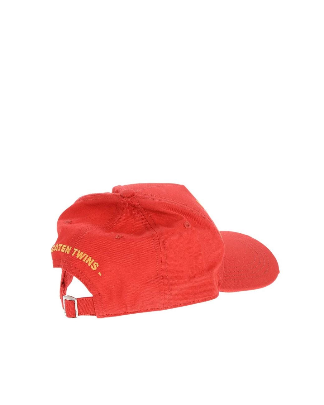 DSquared² Red Climbing Twins Logo Baseball Cap for men