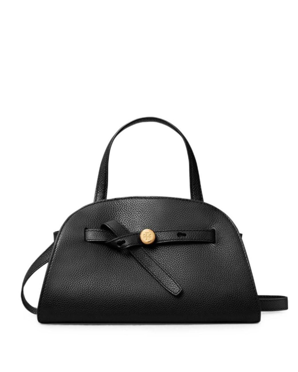 Tory Burch Black Small Romy Top Handle Bag