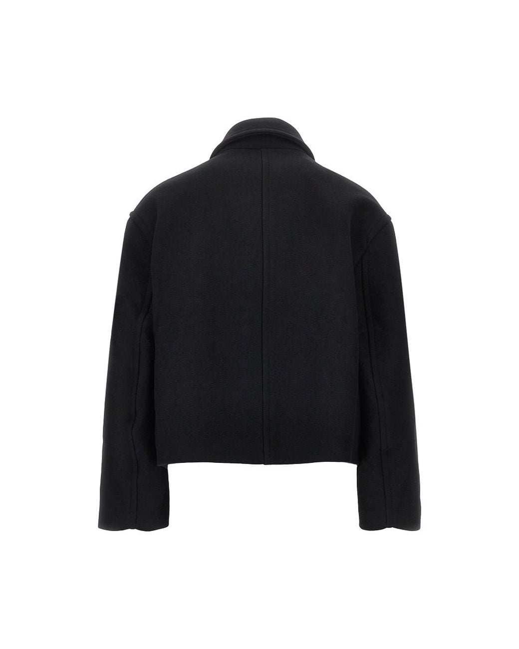 Studio Nicholson Black Double Zip-Up Short Coat for men