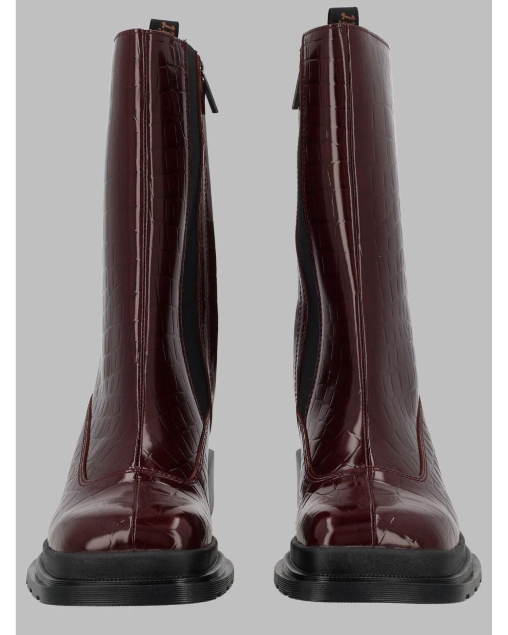 Dr. Martens Brown Spiced-Style Lace-Up Boots For