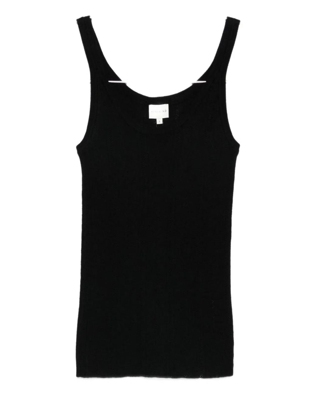Herskind Black Hedra Wool Tank Top