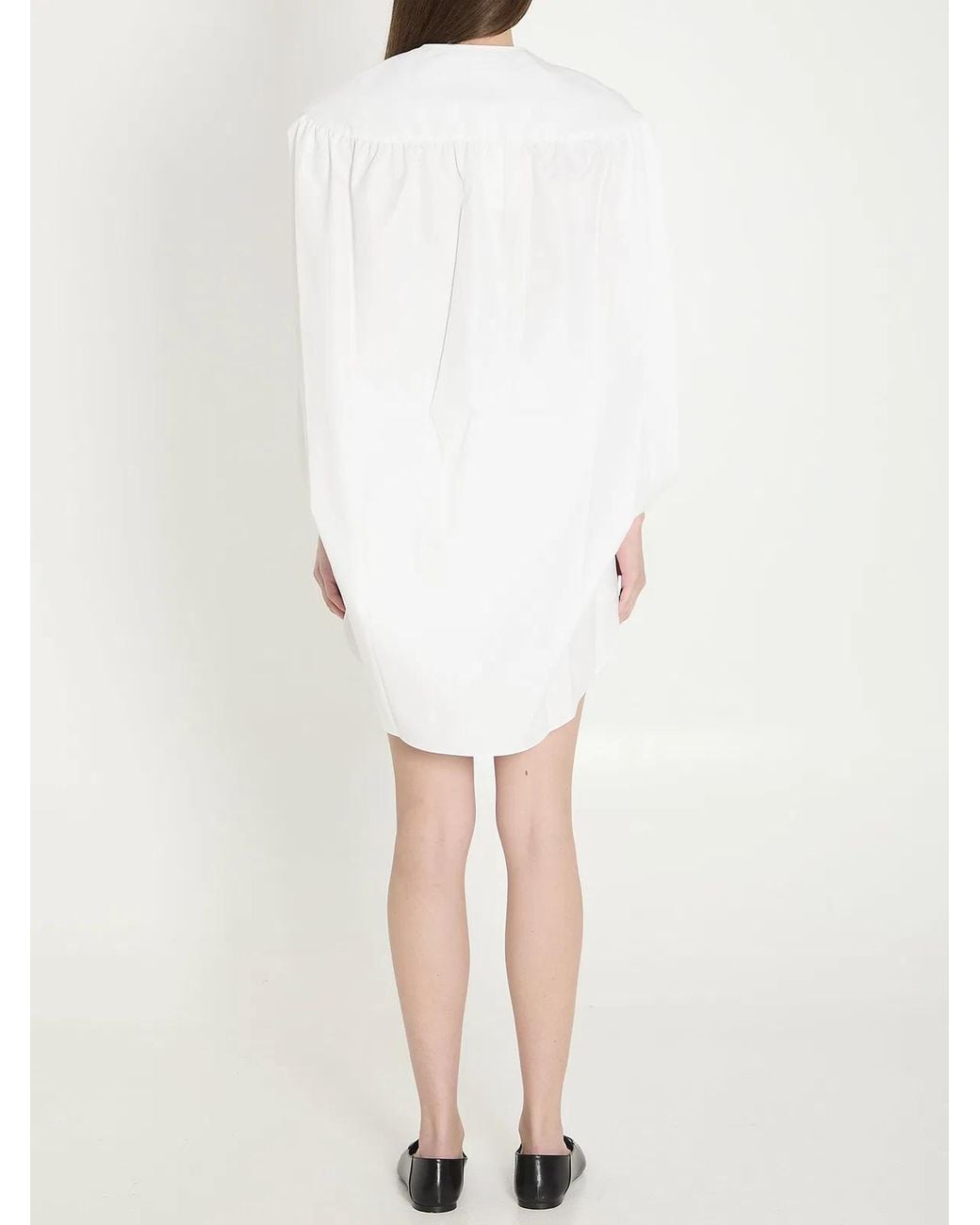 Jacquemus White Berlingot Midi Dress