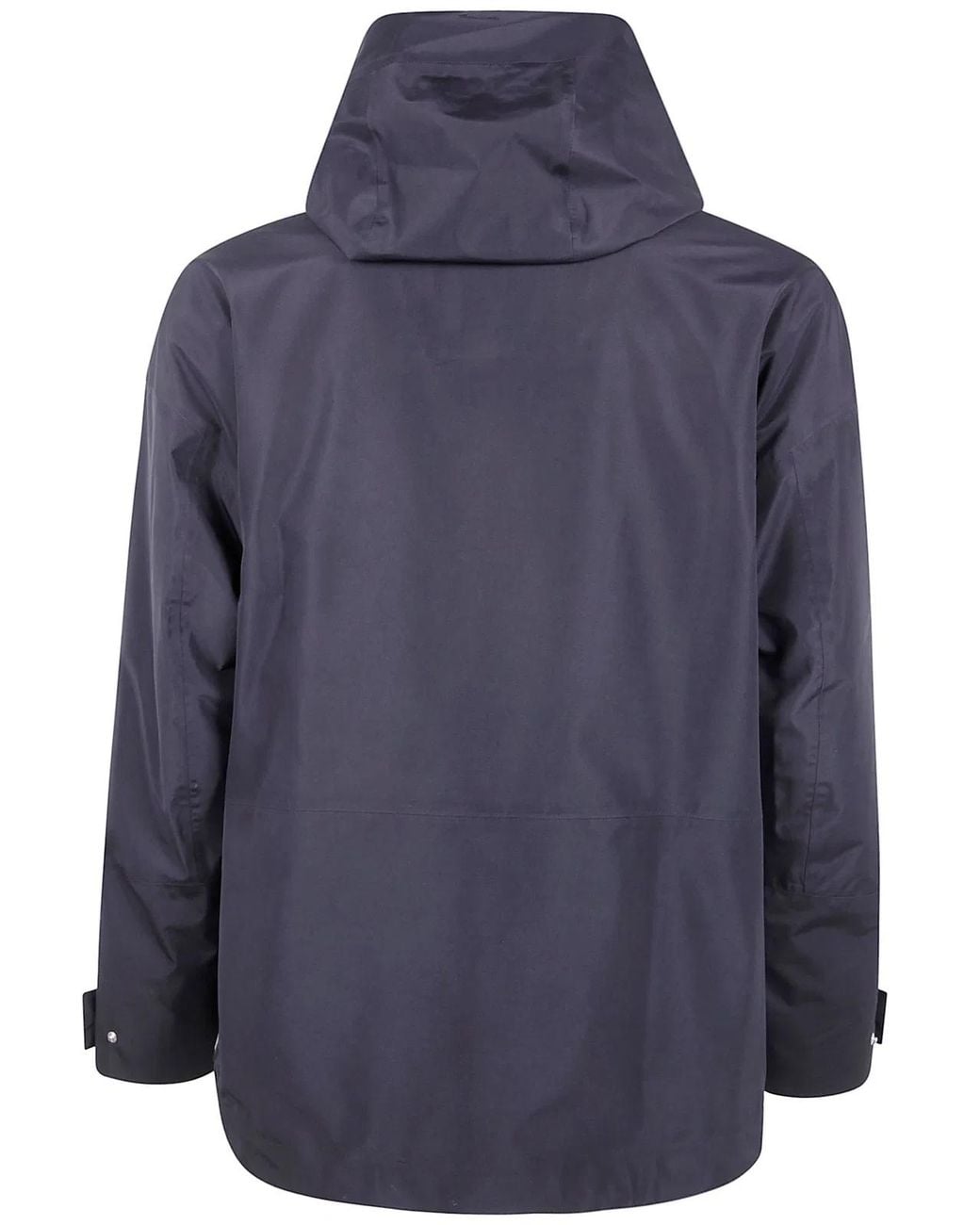 Laminar Blue Cropped Packets Parka Jacket for men