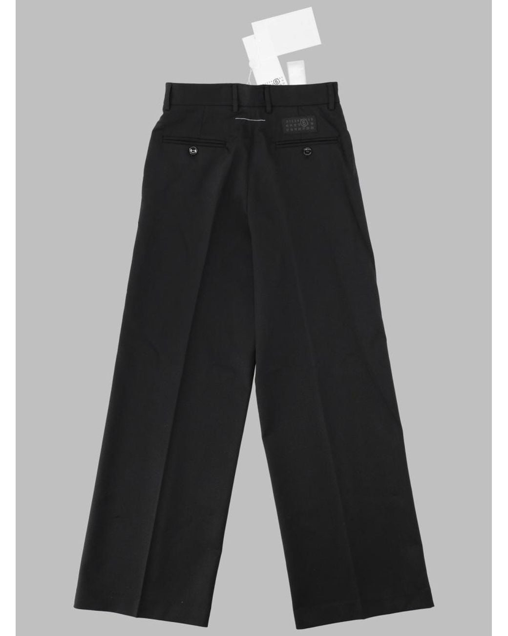 MM6 by Maison Margiela Black Pantaloni