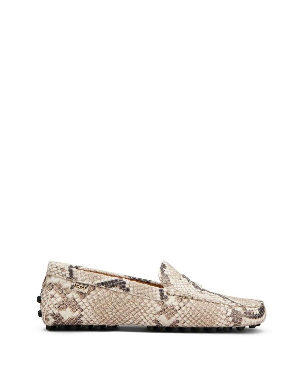 Tod's Natural Leather Flat Shoes