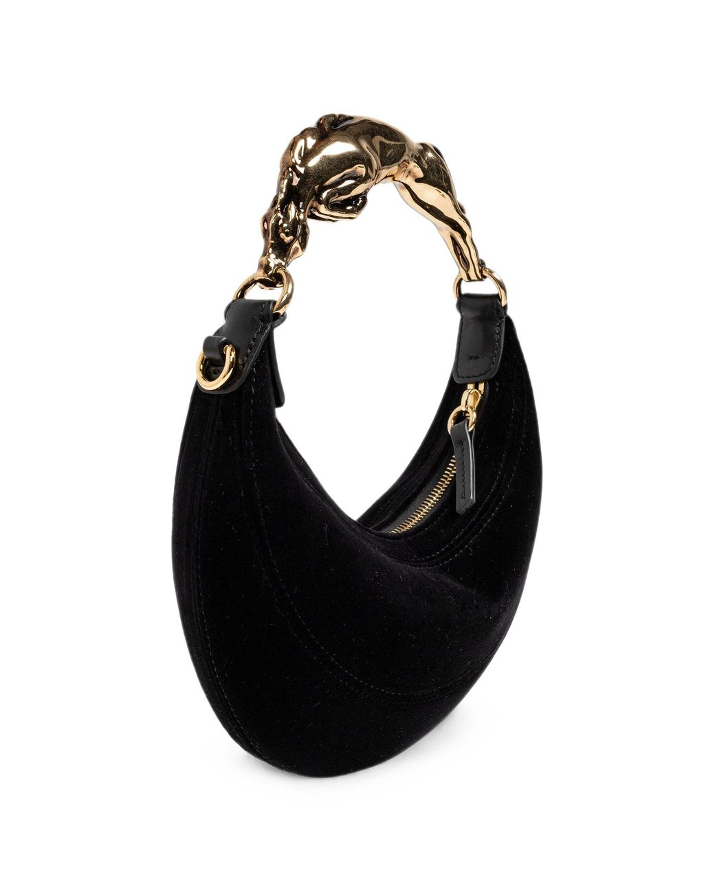 Chloé Black Small Horse Velvet Tote Bag