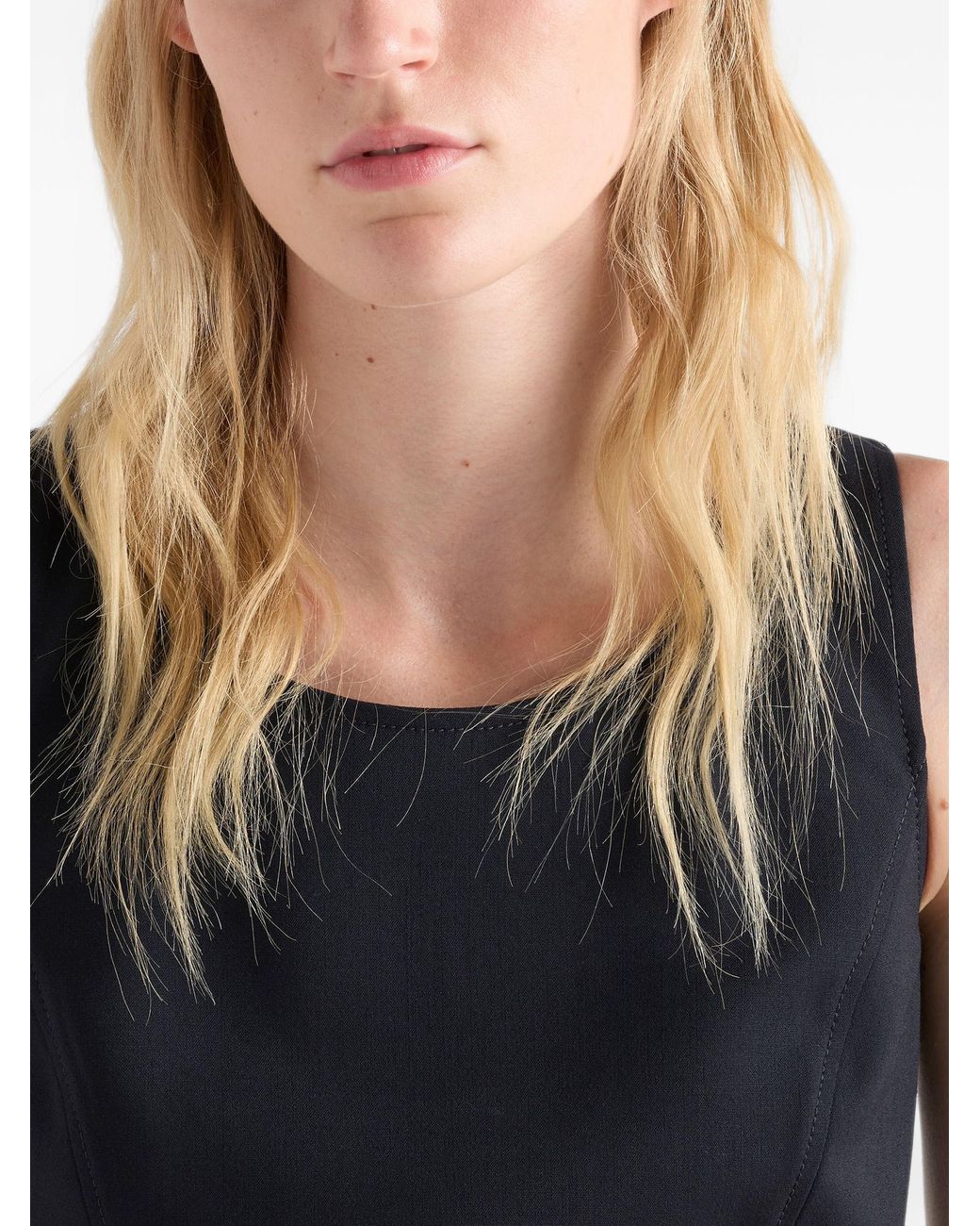 Prada Black Stretch Fabric Dress