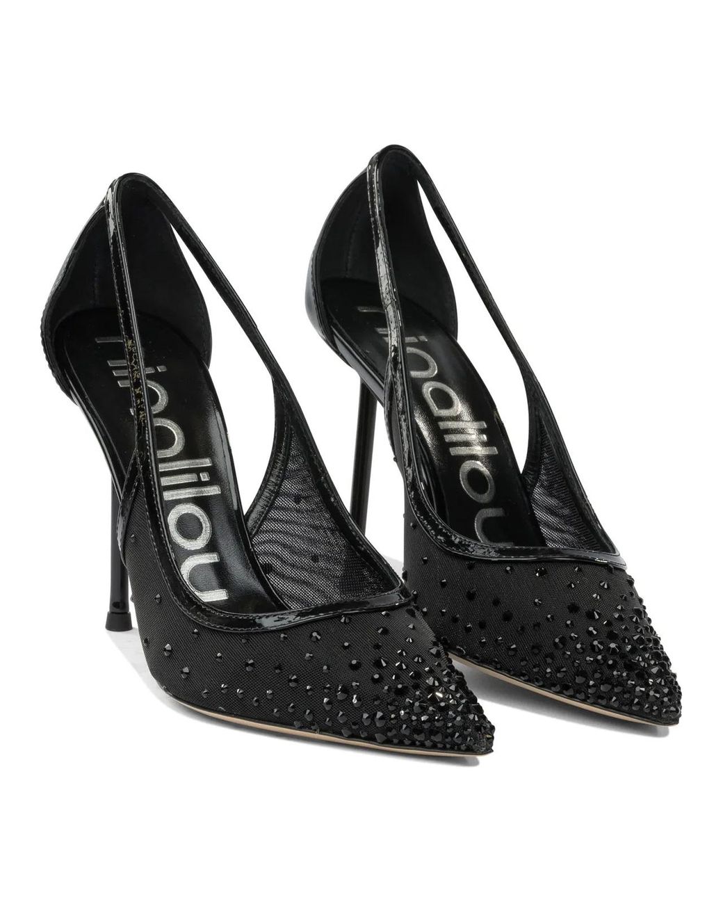 Ninalilou Black Heeled Shoes
