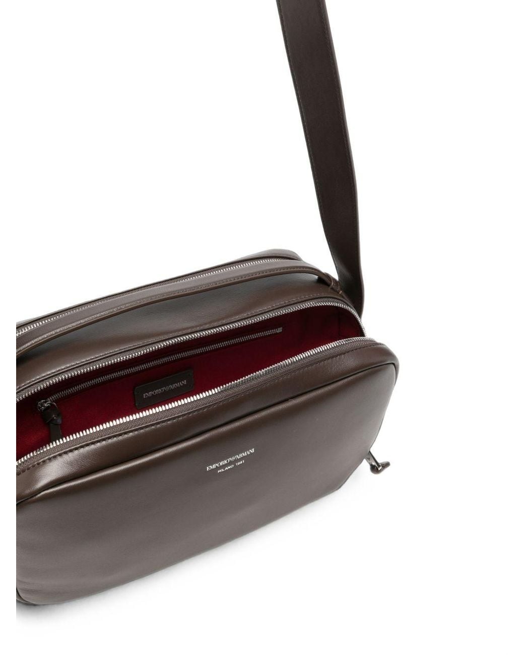 Emporio Armani Black Leahter Handbag