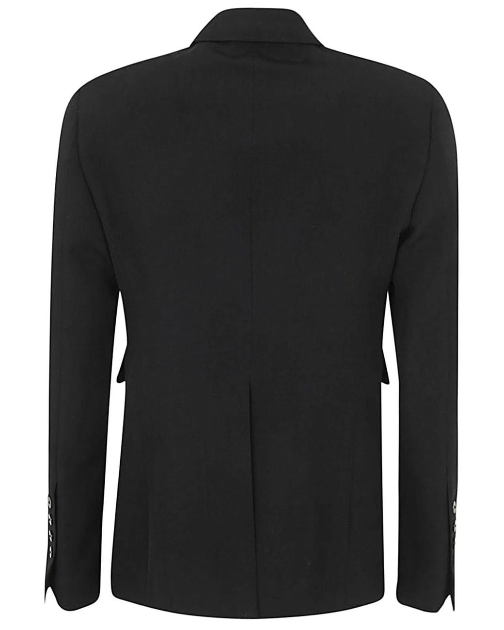 SAPIO Black Panama Long Jacket for men