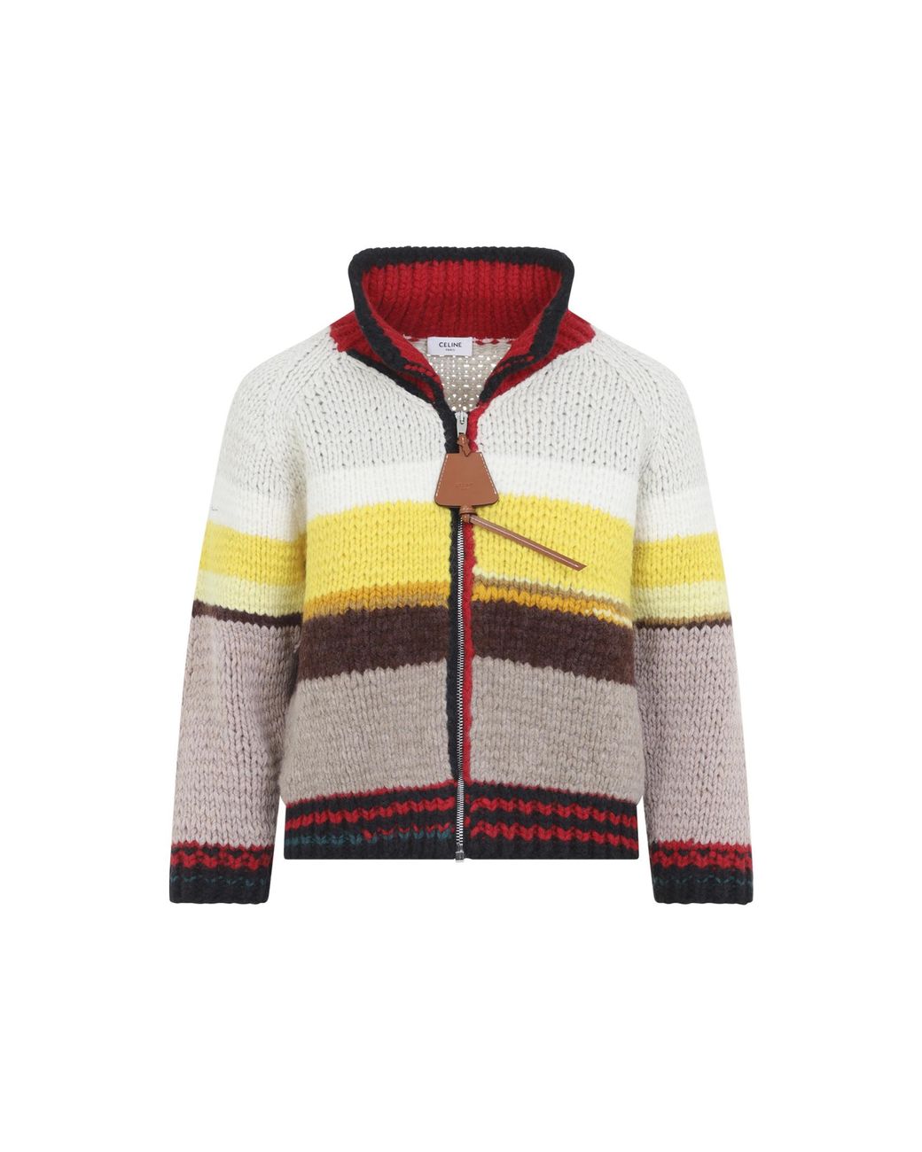 Céline Multicolor Wool Cardigan