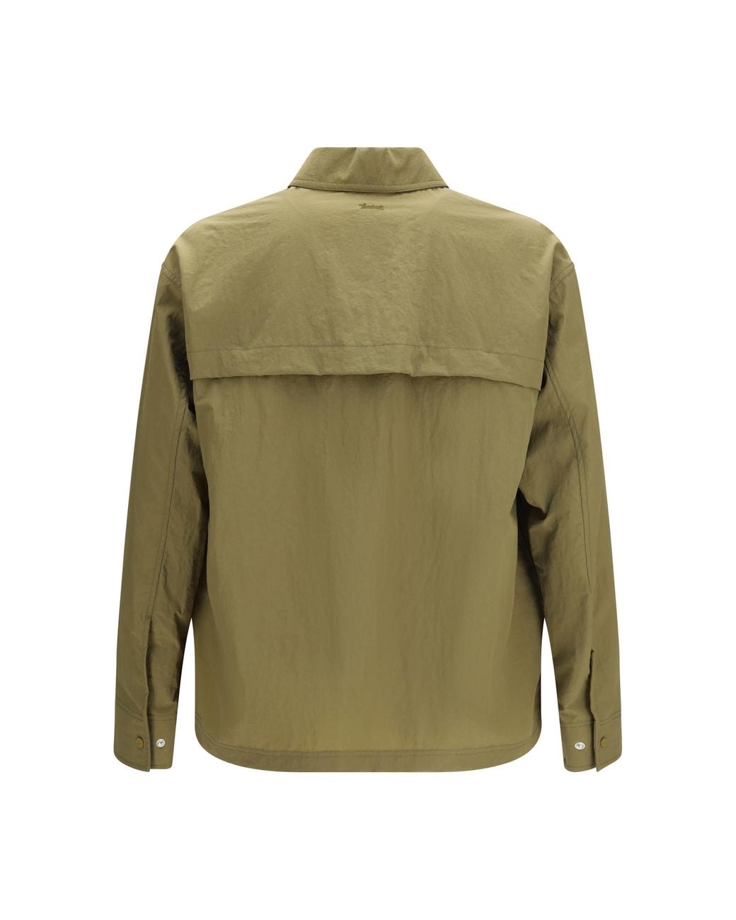 Laminar Green Shirt Jacket Polyamide for men
