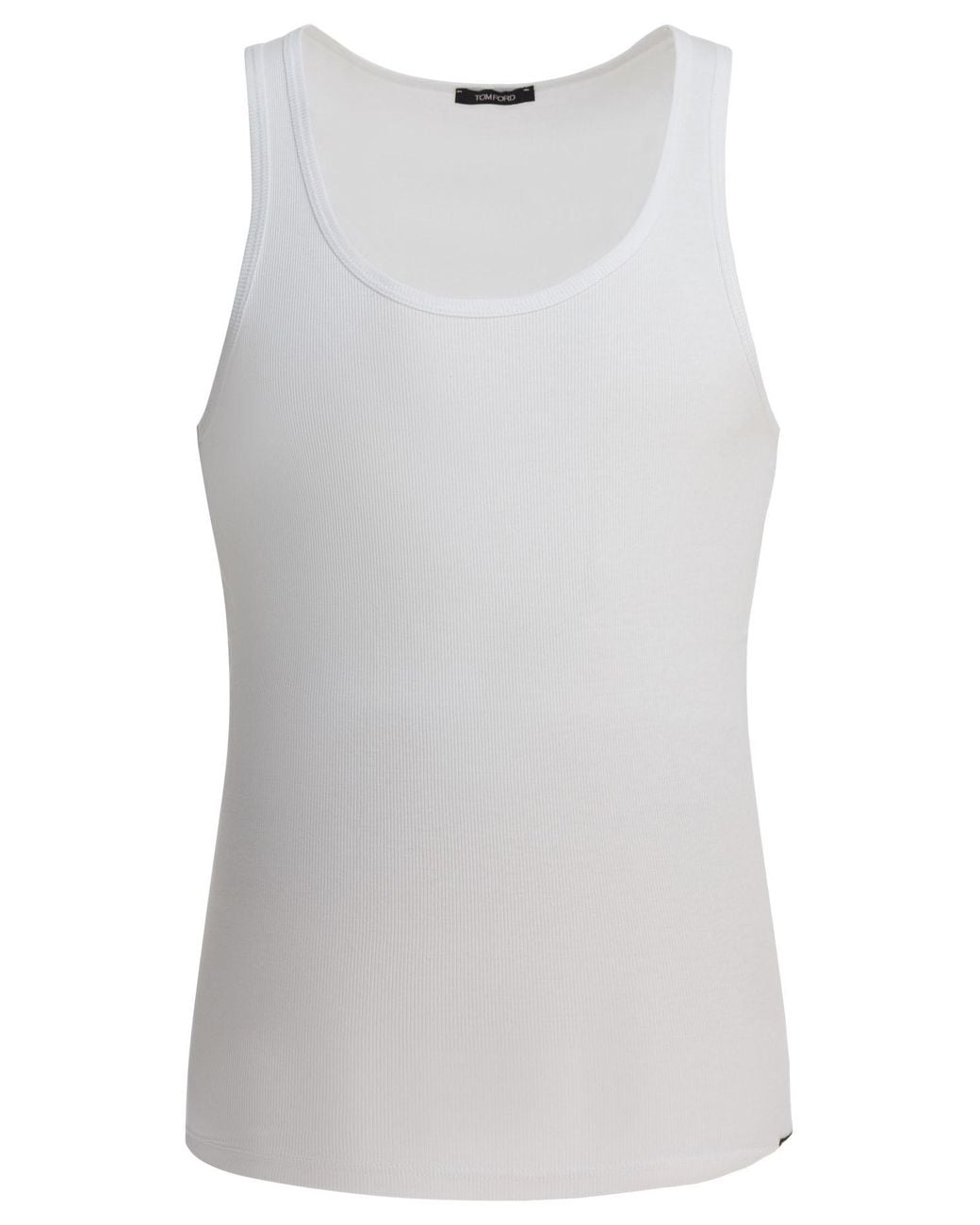 Tom Ford Gray Cotton And Modal Undershirt for men