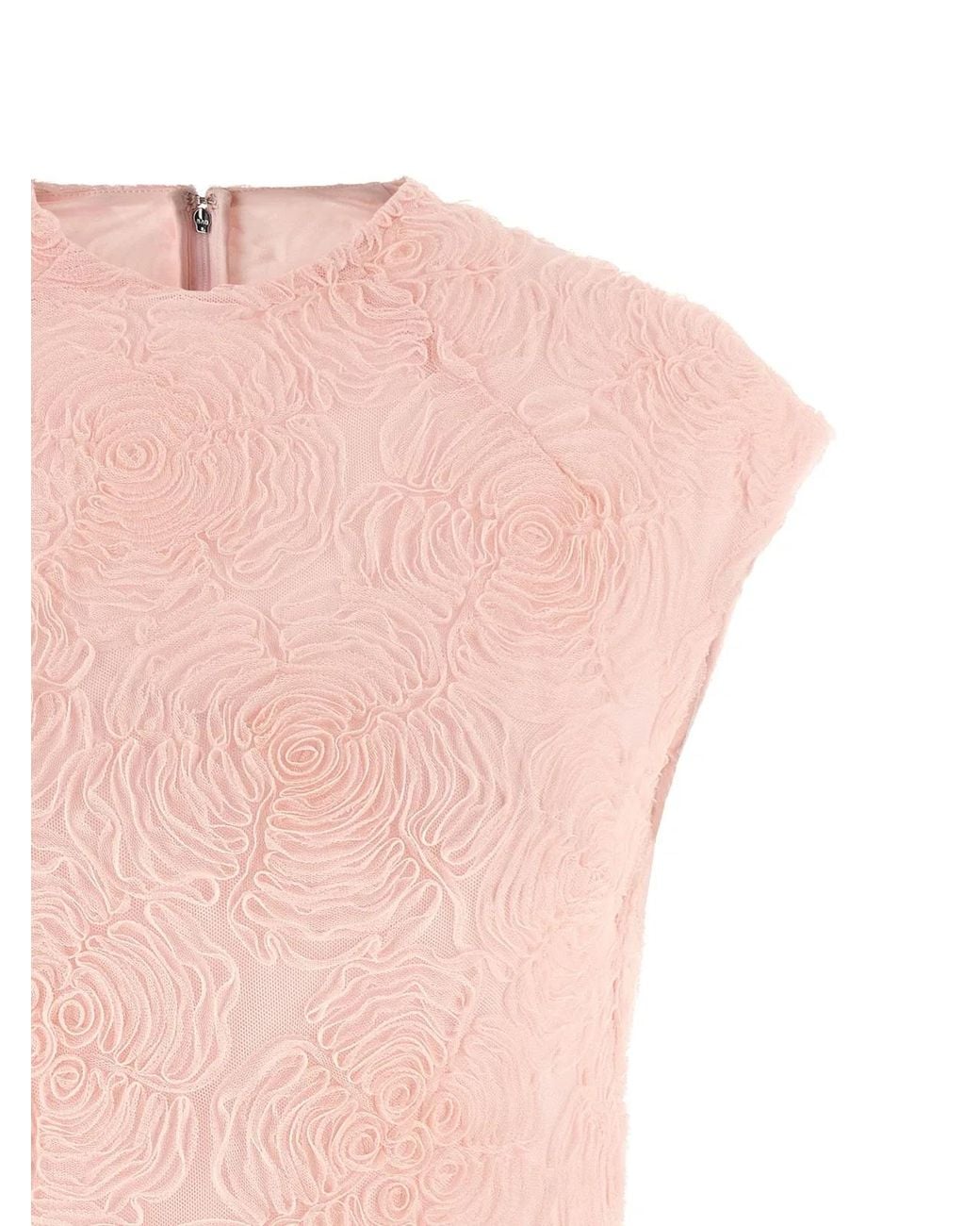 ROTATE BIRGER CHRISTENSEN Pink Rotate Birger Christensen Mesh Dress