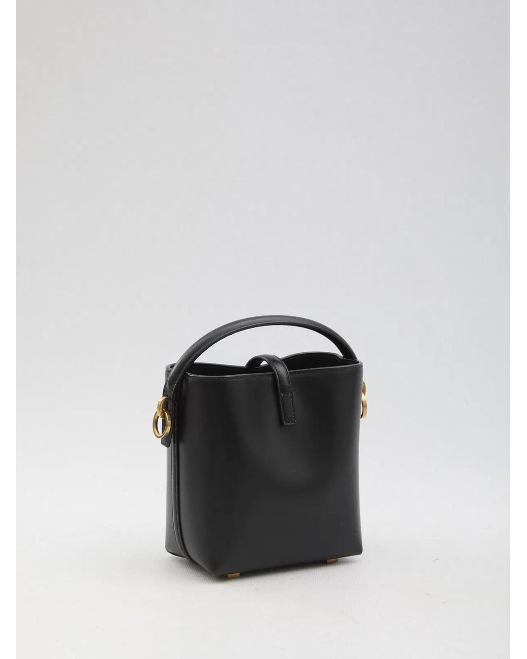 Saint Laurent Black Le 37 Mini Bucket Bag
