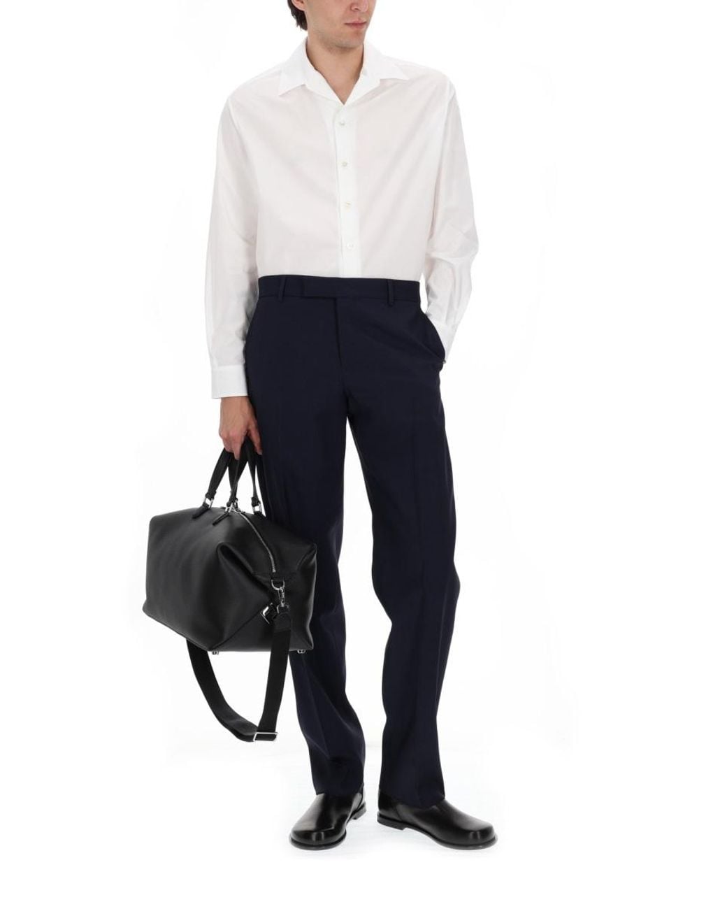 Fendi Blue Pantalone for men