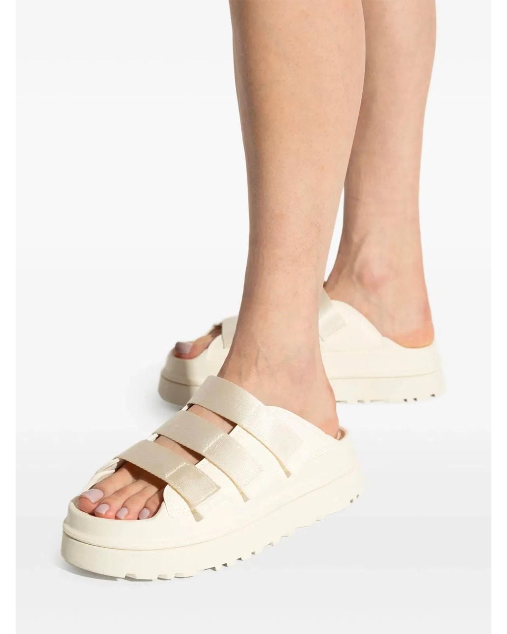 Ugg White Goldenglow Slide