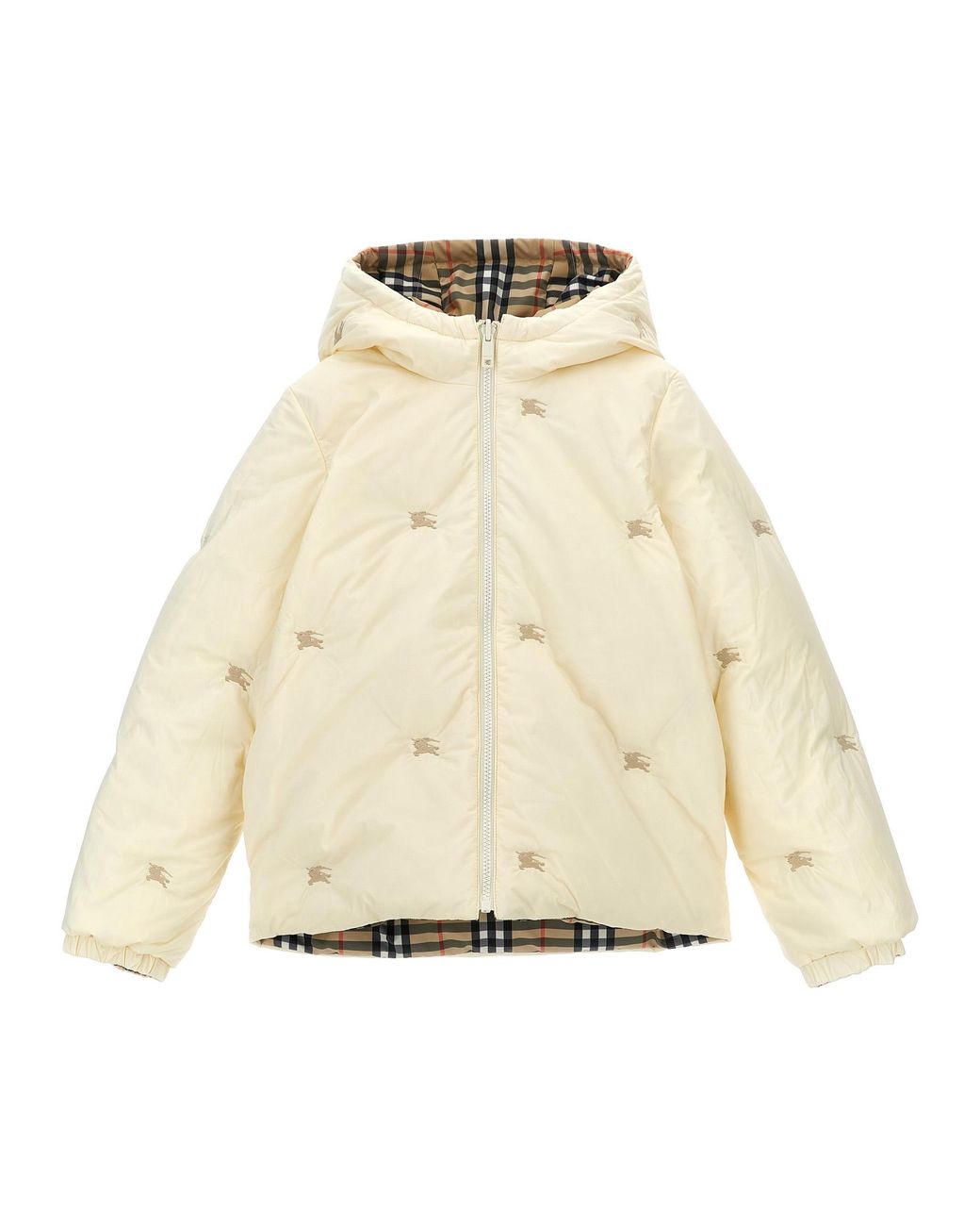 Burberry Natural 'Jesse' Reversible Down Jacket