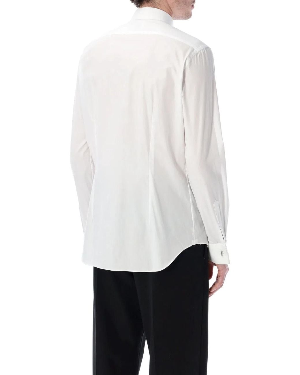 Xacus White Cotton Shirt for men