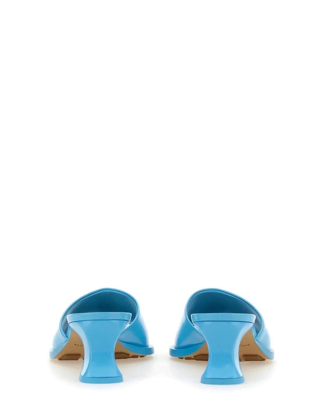 Bottega Veneta Blue Mule "Cha-Cha"