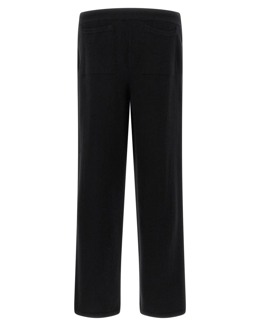 LARMERI STUDIO Black Wool And Cashmere Pants