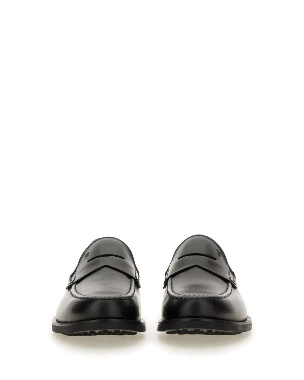 Tod's Black Classic Leather Loafer For for men