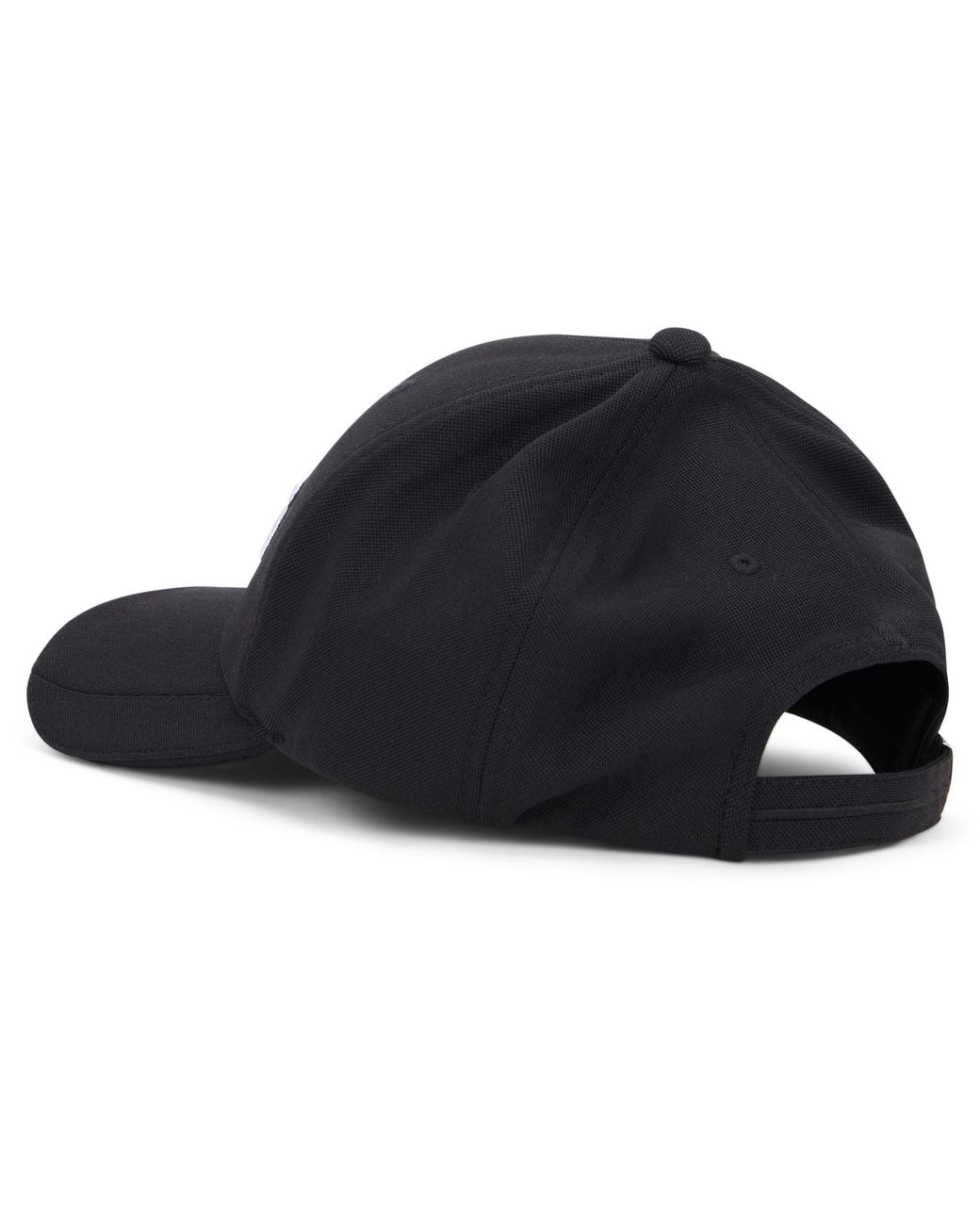 Boss Black Cap With Visor Polyester Hat for men