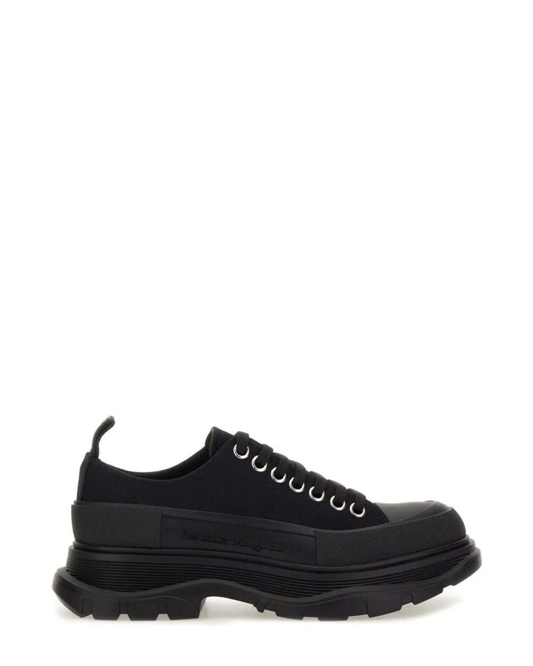McQueen Black "Tread Slick" Sneaker