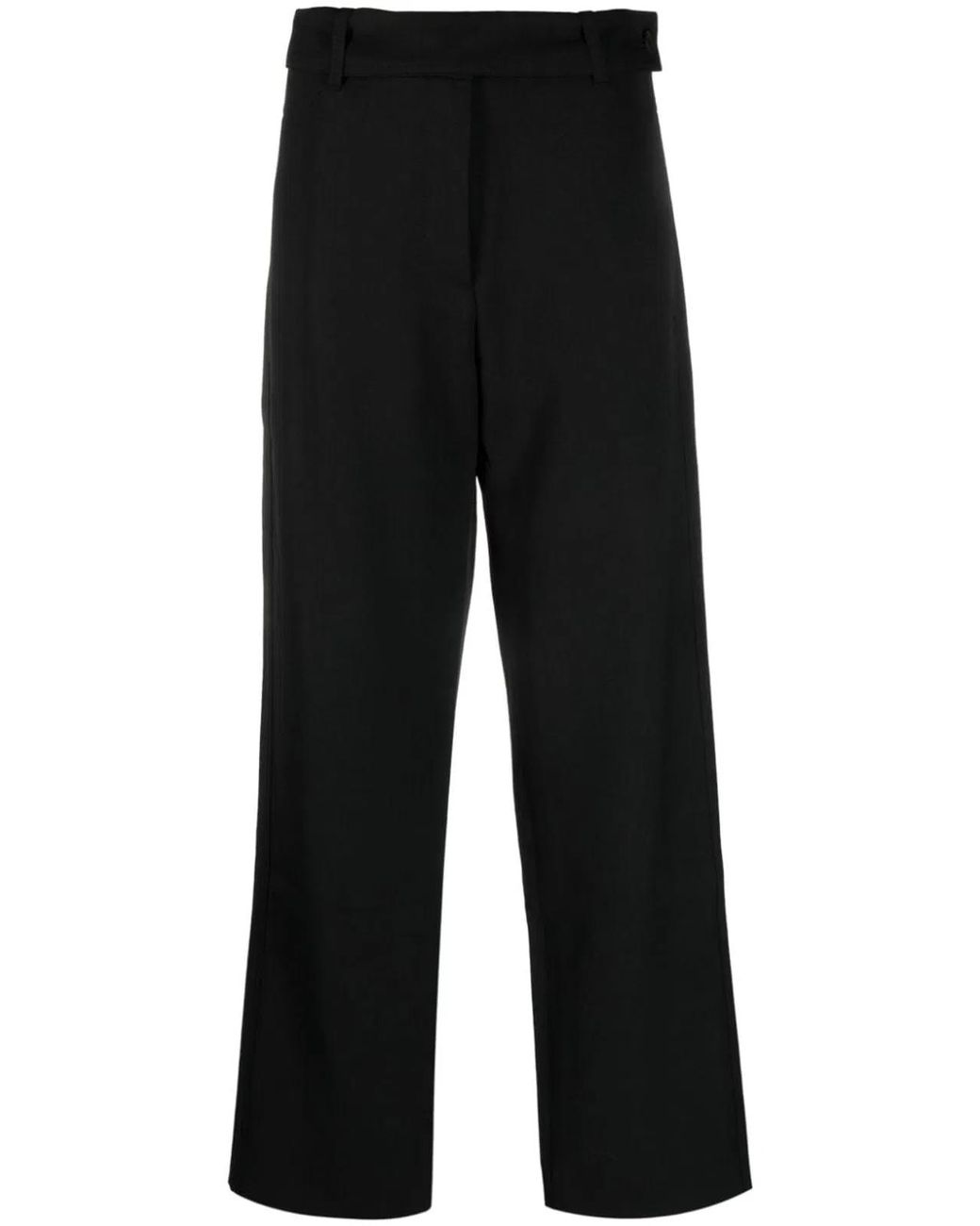 Studio Nicholson Black Wool Blend Trousers