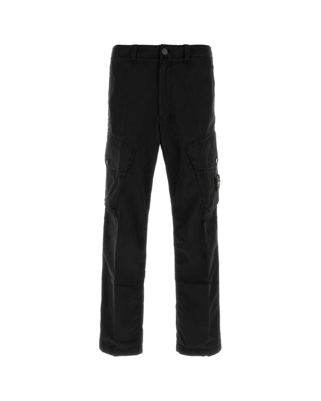 Stone Island Black Trousers for men