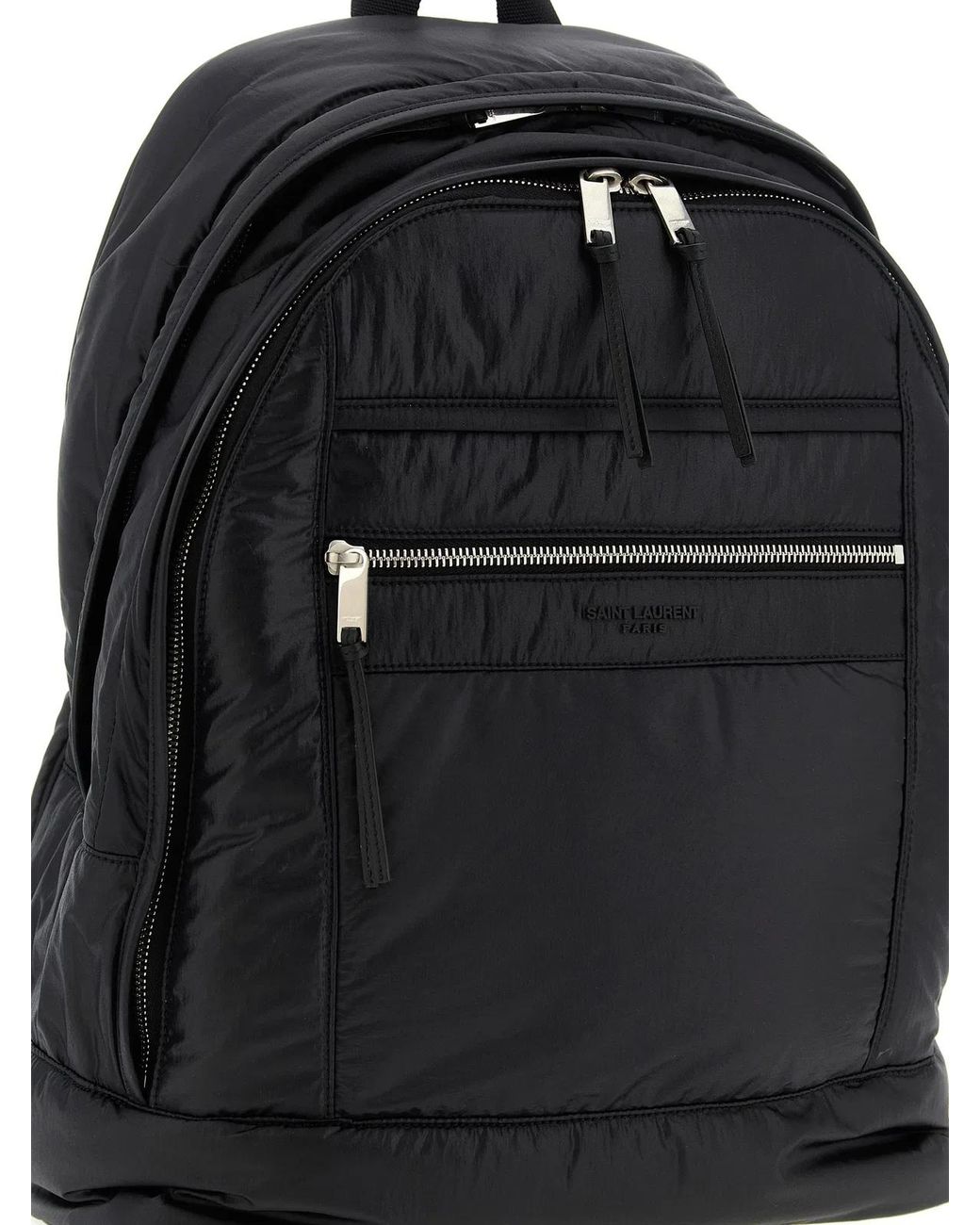 Saint Laurent Black 'City' Backpack for men