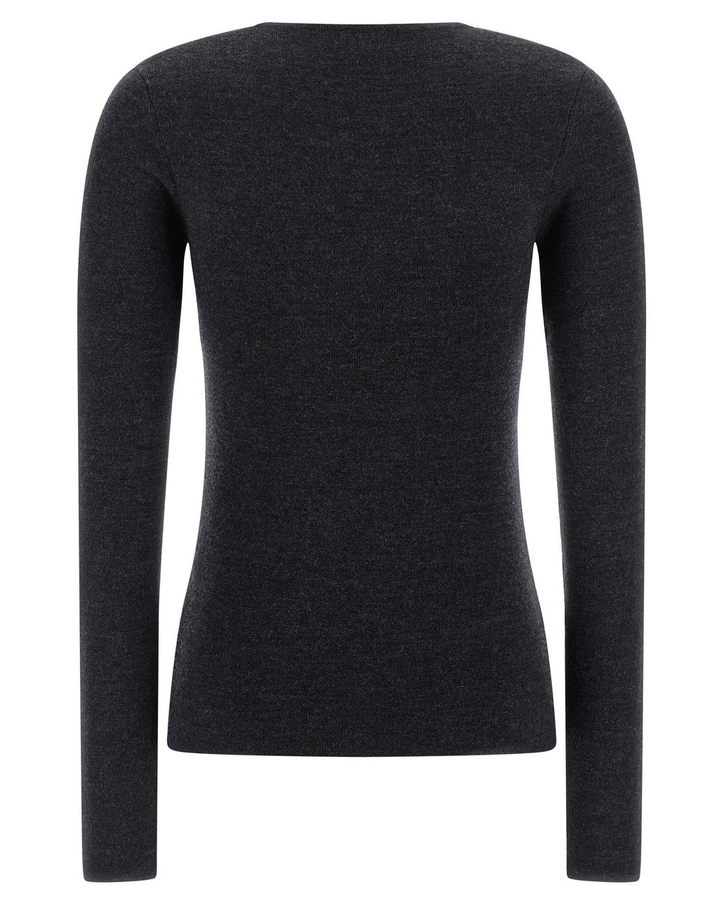 Totême Black 'Compact Knit' Sweater